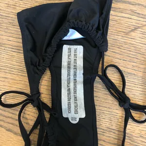 Xhilaration Retro Style Black High Leg Tie Bikini Size L thumbnail 7