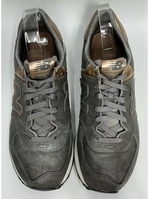 New Balance 574 Sneakers Women’s Size 9.5 Precious Metals Copper Grey metallic thumbnail 4