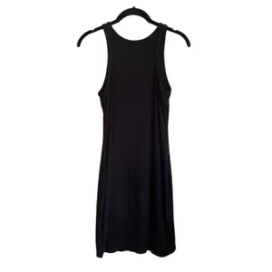 Amazon Sleeveless Ribbed Black Mini Dress Size Medium thumbnail 6