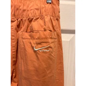 Nike Sportswear Woven High-Rise Trousers Orange WMNS Medium Snap Leg‎ Zip Front thumbnail 9