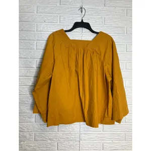 Madewell golden yellow top women's size medium‎ trendy modern cottagecore new thumbnail 6