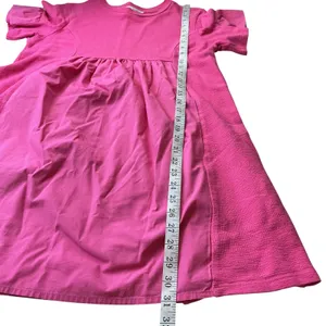 English Factory Pink Mixed Media Ruffle Sleeve Babydoll Mini Dress SY218D XS thumbnail 9