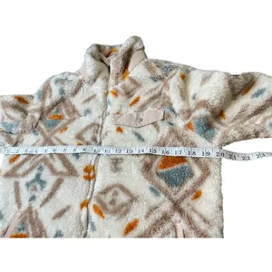 Gerry Womens Sherpa‎ Fleece Jacket Geometric Southwestern Full Zip DG9660 Small thumbnail 8