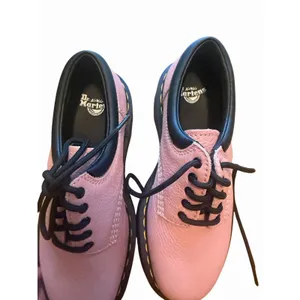 NEW Dr Martens 8053 Quad Jadon Women 6 Pink Leather Platform Pisa Oxford Black thumbnail 5