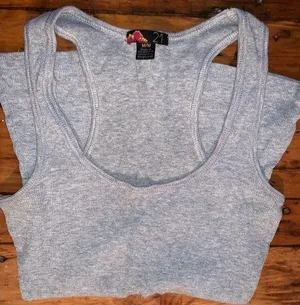 Forever 21 Gray Tank Top thumbnail 1