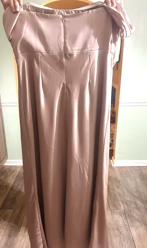Matte Satin Birdy Grey formal dress thumbnail 4