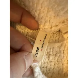 Moth Anthropologie Womens Juliette Chunky Knit Sweater X-Small Turtleneck Raglan thumbnail 5