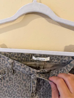 PacSun Women's High Rise Leopard Skinny Jeans thumbnail 3