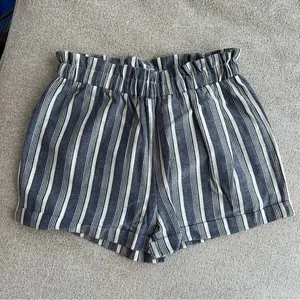 PacSun Blue and White Striped Shorts Size Small thumbnail 1