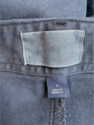 Universal Threads Women's Navy Stretch Cotton Pants Size 4 Made in Indonesia thumbnail 4