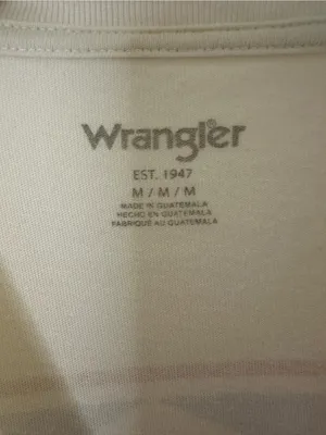 Wrangler Women’s Cream Short-Sleeve Logo Tee thumbnail 3