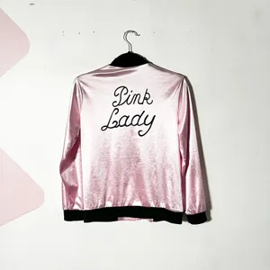 Grease Pink Ladies Jacket Small Pink Retro 50s Costume Halloween thumbnail 2