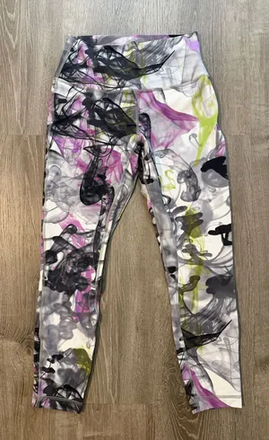 Lululemon 8 Align Throwback Print High Rise Pant Yoga Workout Women’s Leggings thumbnail 1