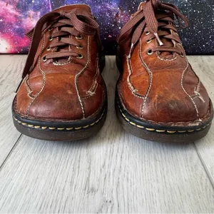Dr Martens 11200 Distressed Brown Leather Lace Up‎ Y2K Shoe Women Sz 9 Men Sz 8 thumbnail 3
