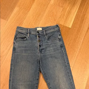 MOTHER the pixie insider ankle button fly Blue‎ Jeans 26 Blue thumbnail 3