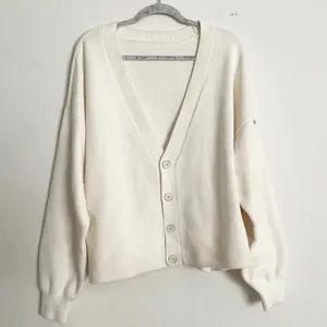 Alo Scholar Cardigan Sweater Ivory L thumbnail 2