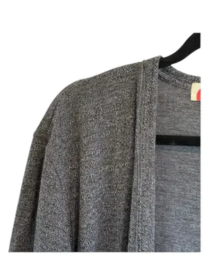 Free People FP Beach ☀︎︎ Bicoastal Open Duster Long Cardi ☀︎︎ Charcoal ☀︎︎ Small thumbnail 11