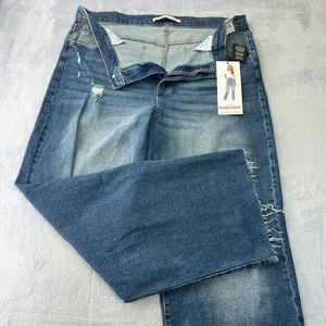 Celebrity Pink Jeans 21/35 Hi-Rise Relaxed Straight Raw‎ Hem Distressed Y2K 90s thumbnail 4