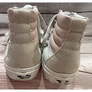 Vans SK8 Hi Multi-Color Pastel Suede Canvas Sneakers Men Size 5.5 Women’s 7 thumbnail 5