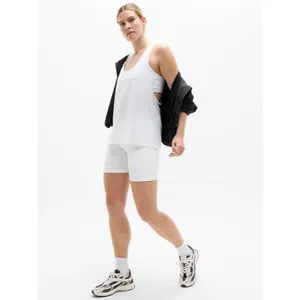 Athleta S With Ease Sport RacerBack Tank Bright White Small thumbnail 4