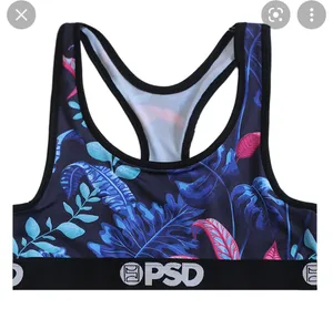 PSD blue tropics sports bra NWT thumbnail 2