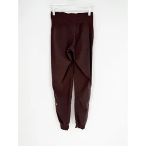 Lululemon Dance Studio‎ Mid-Rise Drawstring Joggers Women's 2 Brown Activewear thumbnail 3