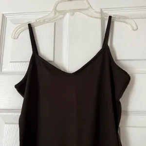 H&M NWT  Black Spaghetti Strap Tank Top thumbnail 2