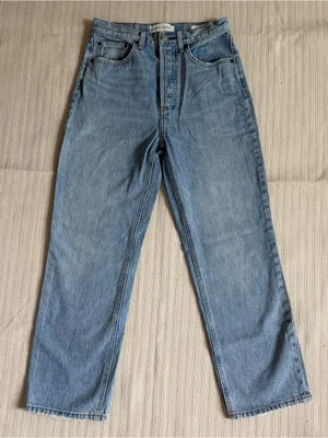 Aritzia Denim Forum‎ The ‘90s Joni Hi-Rise Loose Jeans Picture this Bleu Size 25 thumbnail 3