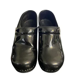 Dansko Professional Clogs Womens Size 38 Black Patent Leather Slip On Nursing thumbnail 3