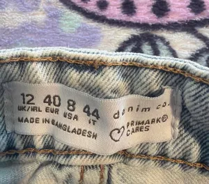 Light Wash Primark Jean Shorts thumbnail 3