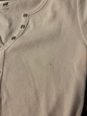 PacSun Button Down Short Sleeve Crop Top thumbnail 2