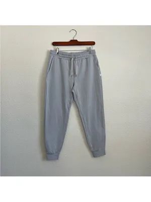 Vuori lux ribbed performance joggers in Grey thumbnail 2