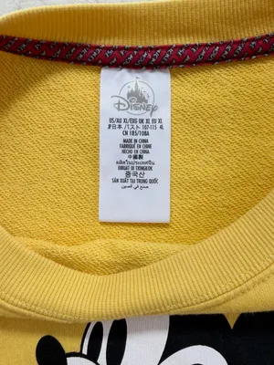 Mickey Mouse Walt Disney World Parks Crewneck Sweatshirt Bright Germany Yellow thumbnail 3