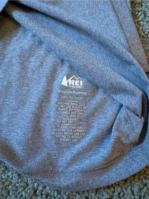 REI Co-op Gray Short Sleeve Shirt Womens Size XS Hiking Outdoor Athletic thumbnail 7