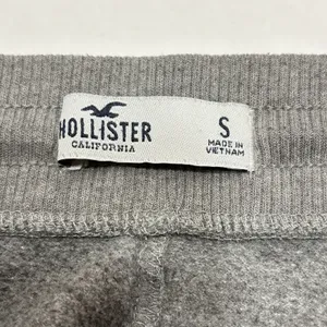 Hollister Joggers Sweatpants Womens Size S Gray Logo Drawstring Y2K thumbnail 4