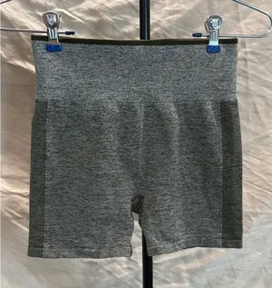 Avia Gray High-Rise Seamless Bike Shorts thumbnail 1