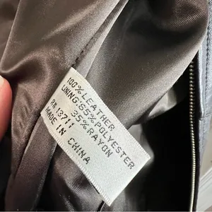 Valerie Stevens New Zealand lambskin zip up long jacket thumbnail 5