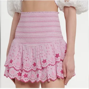 LoveShackFancy Nathan mini‎ skirt  Lavender Fields medium thumbnail 1