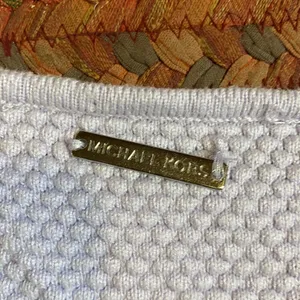 LAVENDER QUILTED SIDE TIE MICHAEL KORS SWEATER thumbnail 6