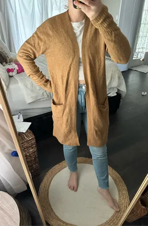 J. Crew Open Front Cardigan In Extra Soft Yarn Size Small thumbnail 1