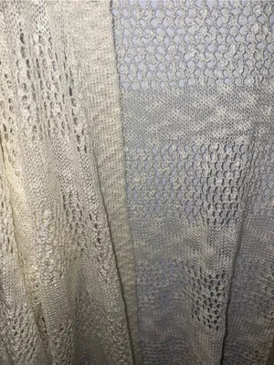 POL Open-Knit Cream Cardigan thumbnail 2
