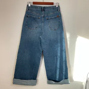 Jessica Simpson Freesia High Rise Wide Leg‎ Jeans Medium Wash Size 8 thumbnail 3