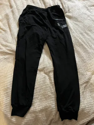 Lounge Modchok XL Black Leather Cotton Sweat Pant thumbnail 2