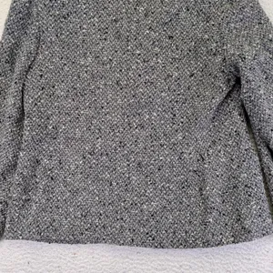 Vtg JONES WEAR Women's Blazer 14 Black White Tweed Collar Button‎ Front Jacket thumbnail 6