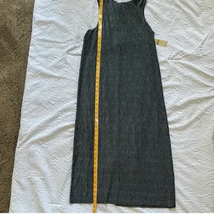 Maeve by Anthropologie Navy Sleeveless Maxi Dress thumbnail 7