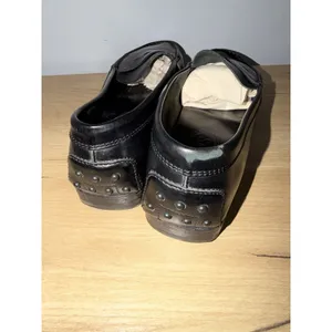 TOD'S Loafers Black Driving Moccasin Leather Women's Size 38 US 7.5 D thumbnail 4
