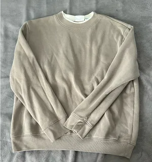 Sweatshirt Tan Size L thumbnail 1