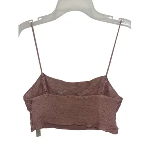 Free People FP One Lyra Bralette Crochet Lace Floral Small Boho Festival thumbnail 3