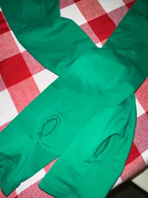 edikted green open long sleeve top thumbnail 3