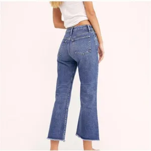 We The Free Stella Kick Flare Button Fly High Rise Jeans Size 28 OB1153168 thumbnail 6